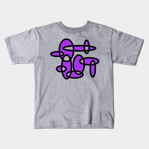 elliptical design -04- Kids T-Shirt by issabild